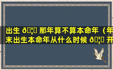 出生 🦄 那年算不算本命年（年末出生本命年从什么时候 🦄 开始算）